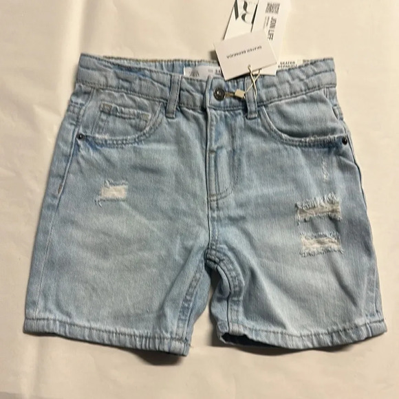 ZARA Kids | Blue | SKATER BERMUDA - Picture 5 of 5